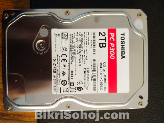 Toshiba P300 2TB 3.5-Inch SATA 7200RPM Desktop HDD